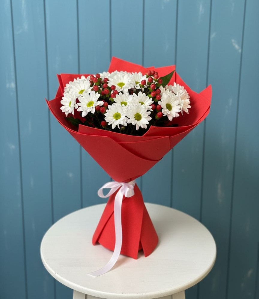 Букет цветов из: Хризантемы в Старом Крыму