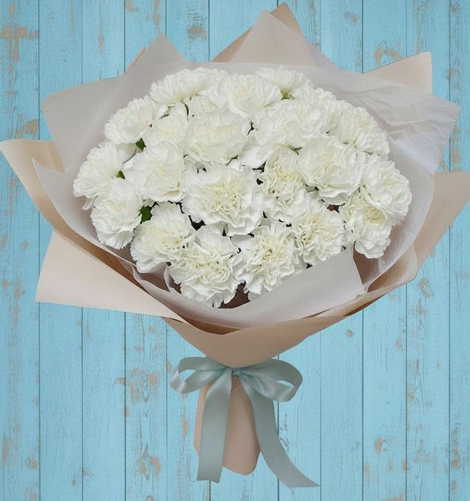 Букет цветов из: Гвоздики в Старом Крыму