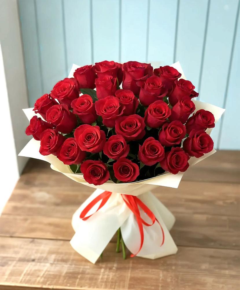 Букет 29 Красных роз в Старом Крыму