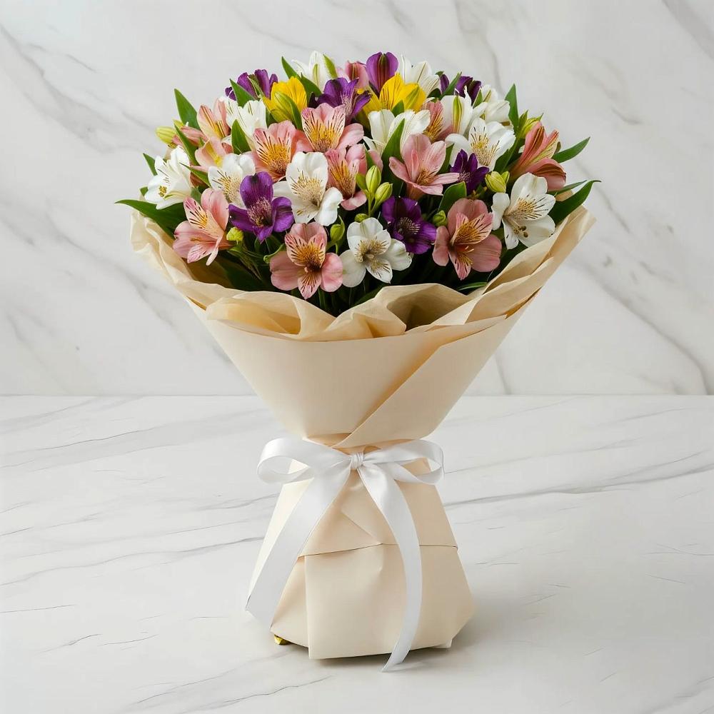 Букет цветов из: Альстромерии в Старом Крыму