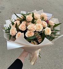 Букет Кремовые розы Латте #REPLACE_PRED# Старом Крыму