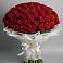 Букет 101 Красная роза Блэк Мэджик в Старом Крыму