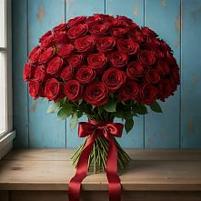 Букет Красные розы Блэк Меджик в Старом Крыму