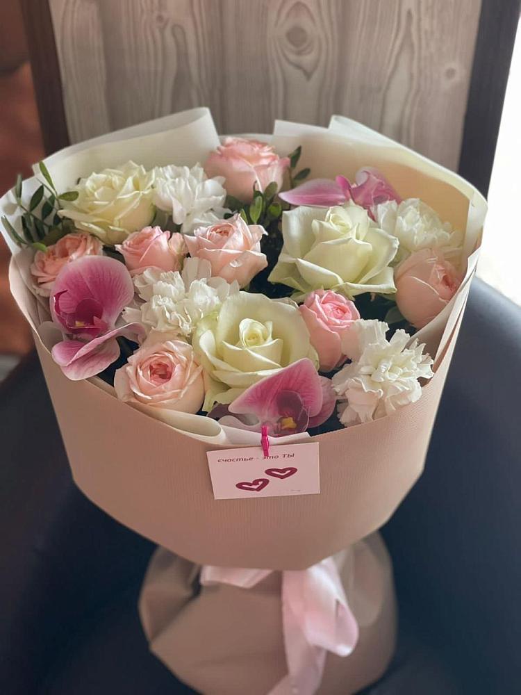 Букет цветов из: Орхидеи, Розы и Гвоздики в Старом Крыму