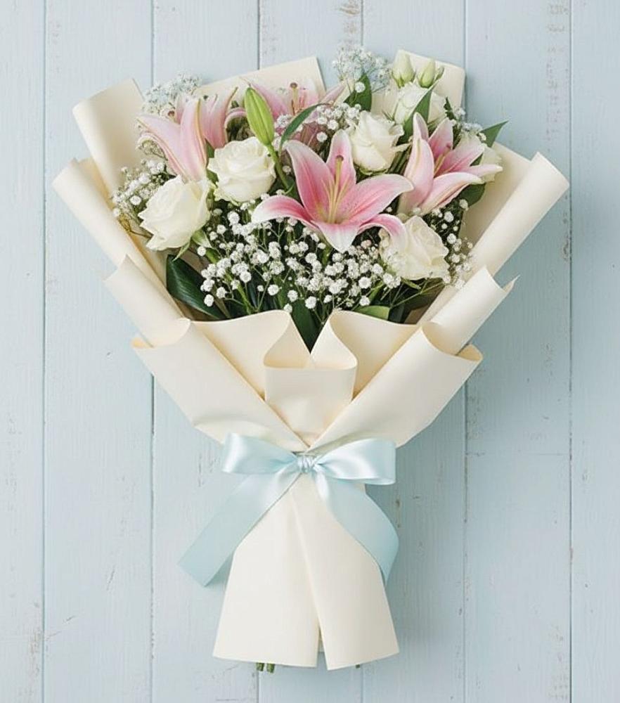 Букет цветов из: Лилии в Старом Крыму