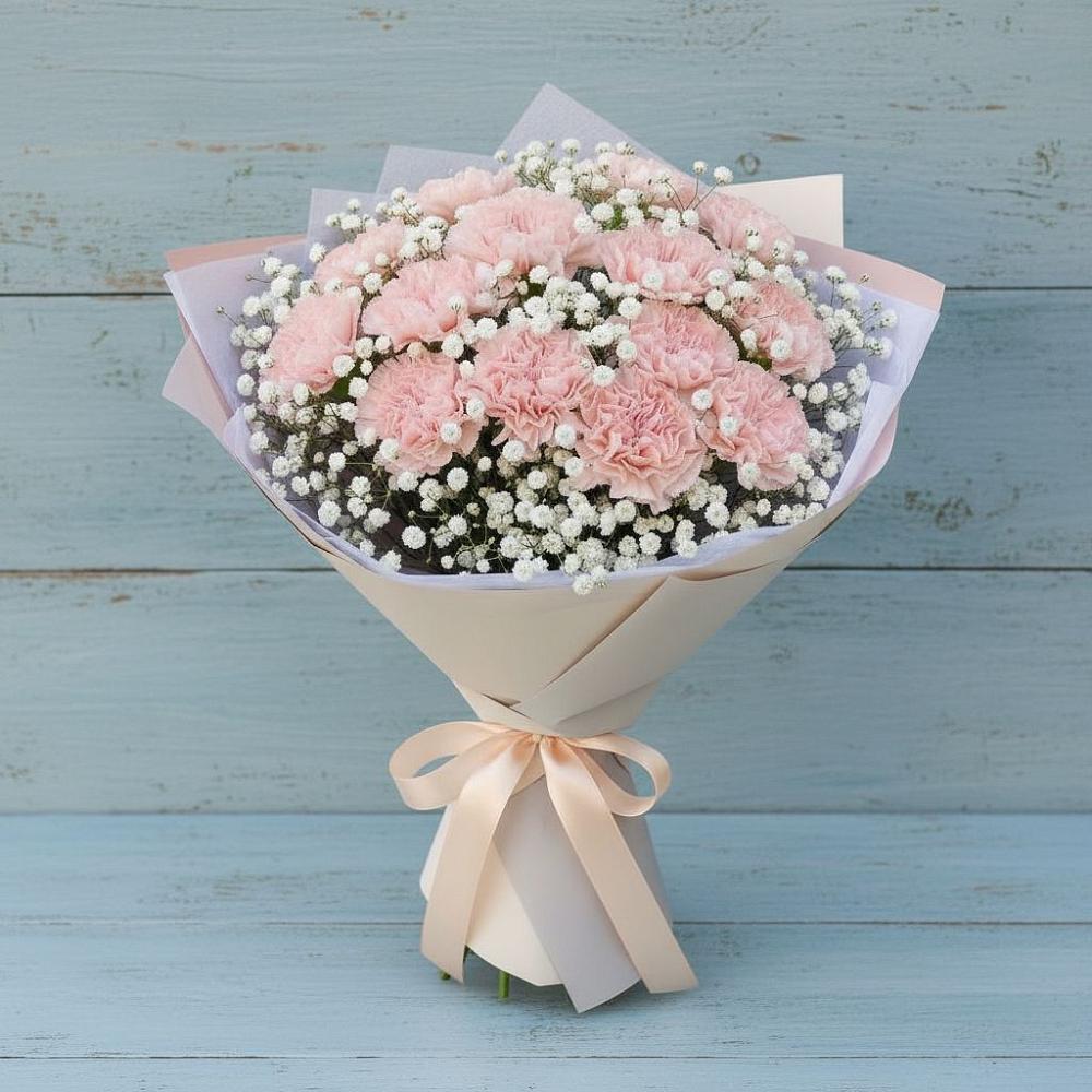 Букет цветов из: Гвоздики в Старом Крыму