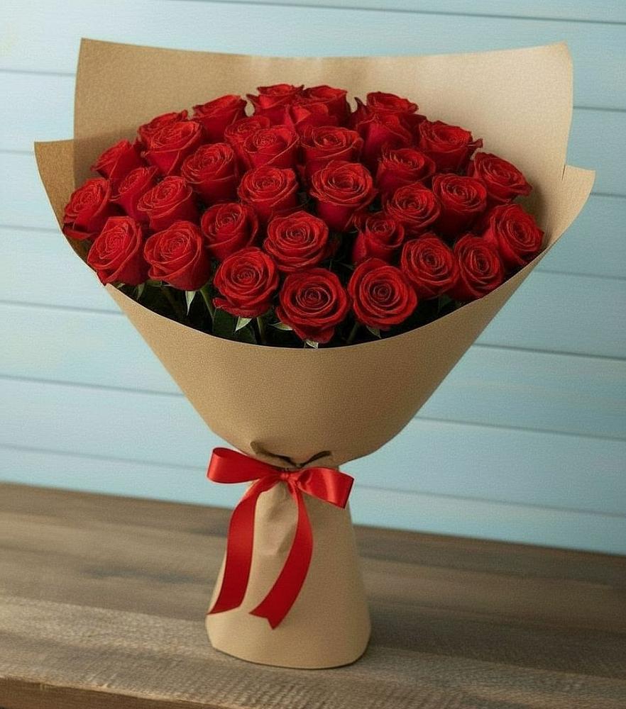 Букет Красные розы Милано в Старом Крыму