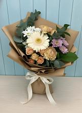 Букет цветов из:  Герберы и Хризантемы в Старом Крыму