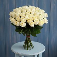 Букет 51 Белая роза Эдлесс Лав #REPLACE_PRED# Старом Крыму