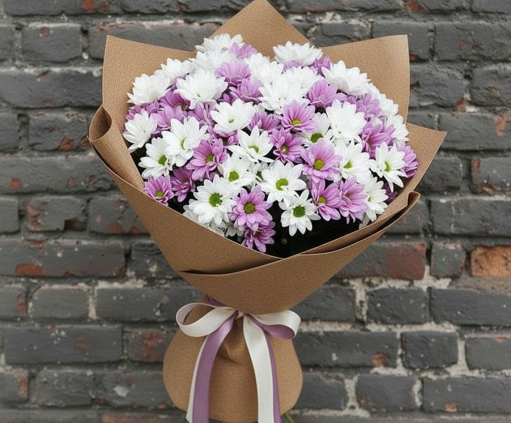 Букет цветов из: Хризантемы в Старом Крыму