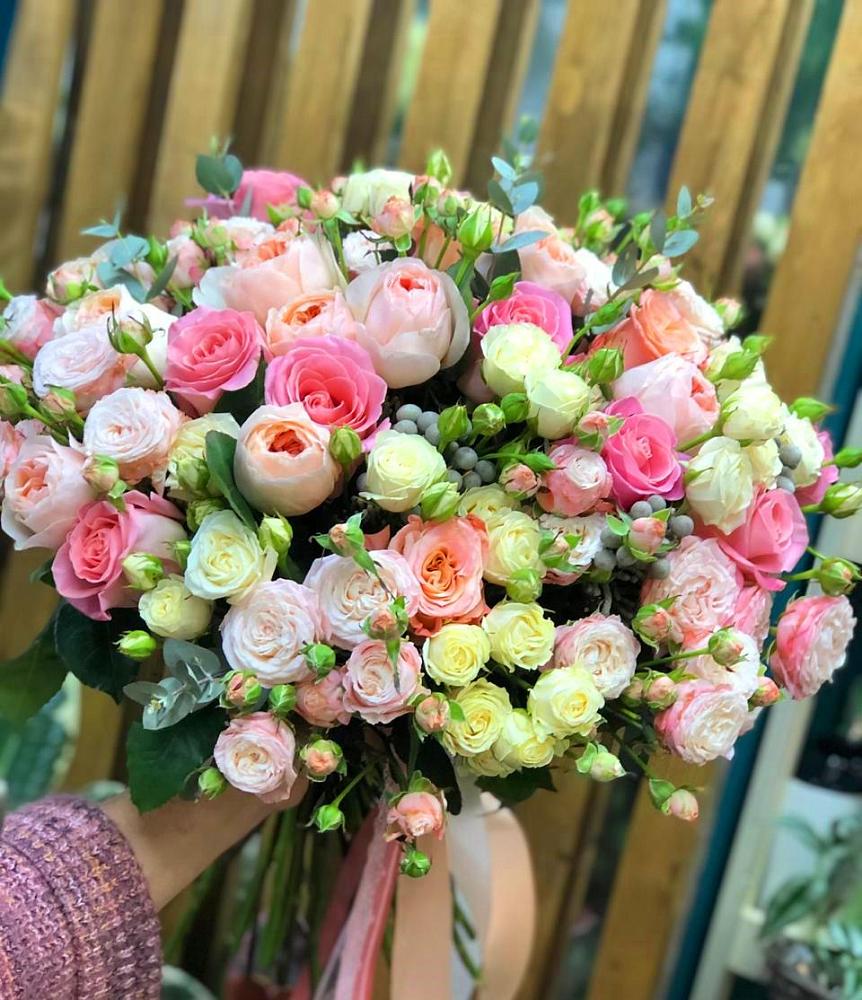 Букет цветов из: Розы в Старом Крыму