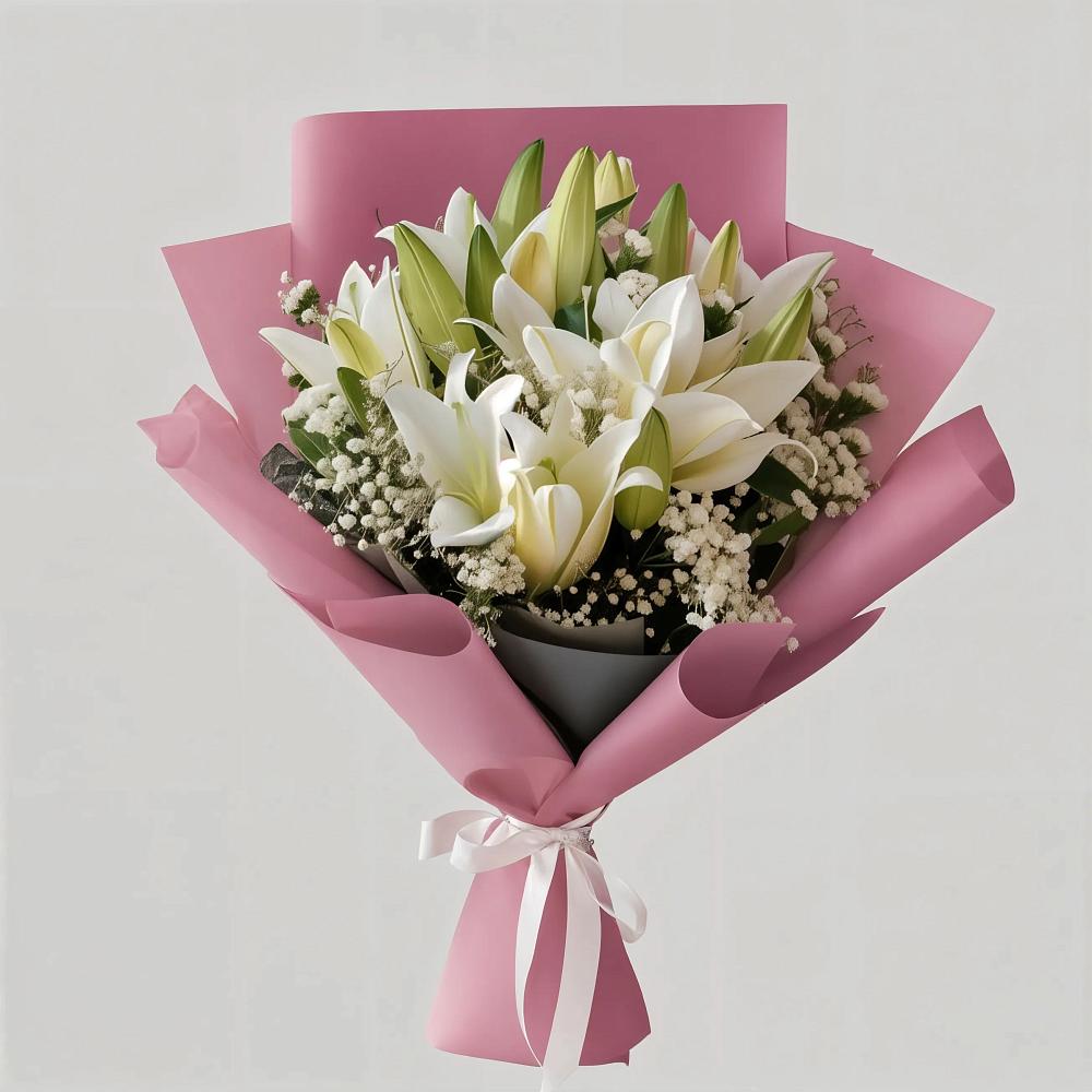 Букет цветов из: Лилии в Старом Крыму