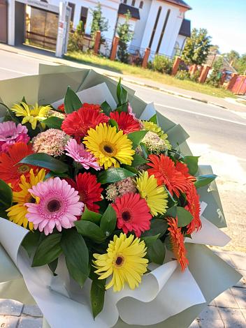 Букет цветов из: Герберы в Старом Крыму