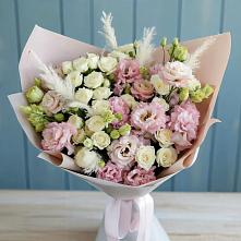 Букет цветов из:  Альстромерии и Розы в Старом Крыму